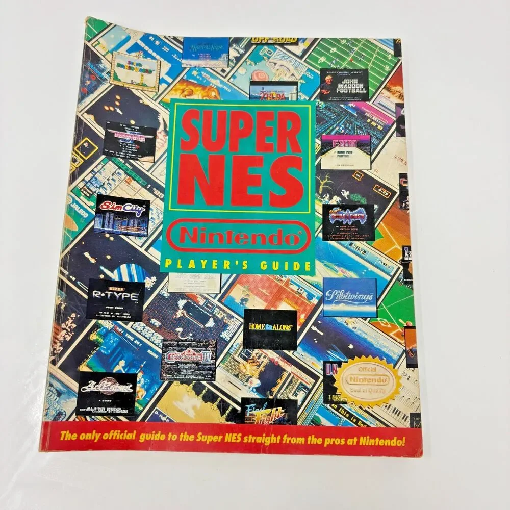 Nintendo Super NES Players Guide Super Nintendo SNES 1992 Official Strategy Book